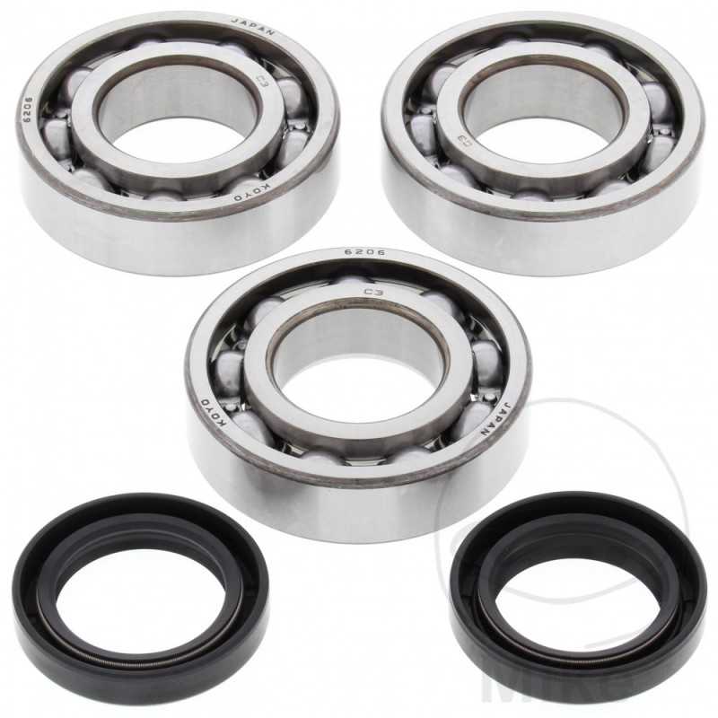 ALL BALLS Set of crankshaft bearings with seals 756.24.55