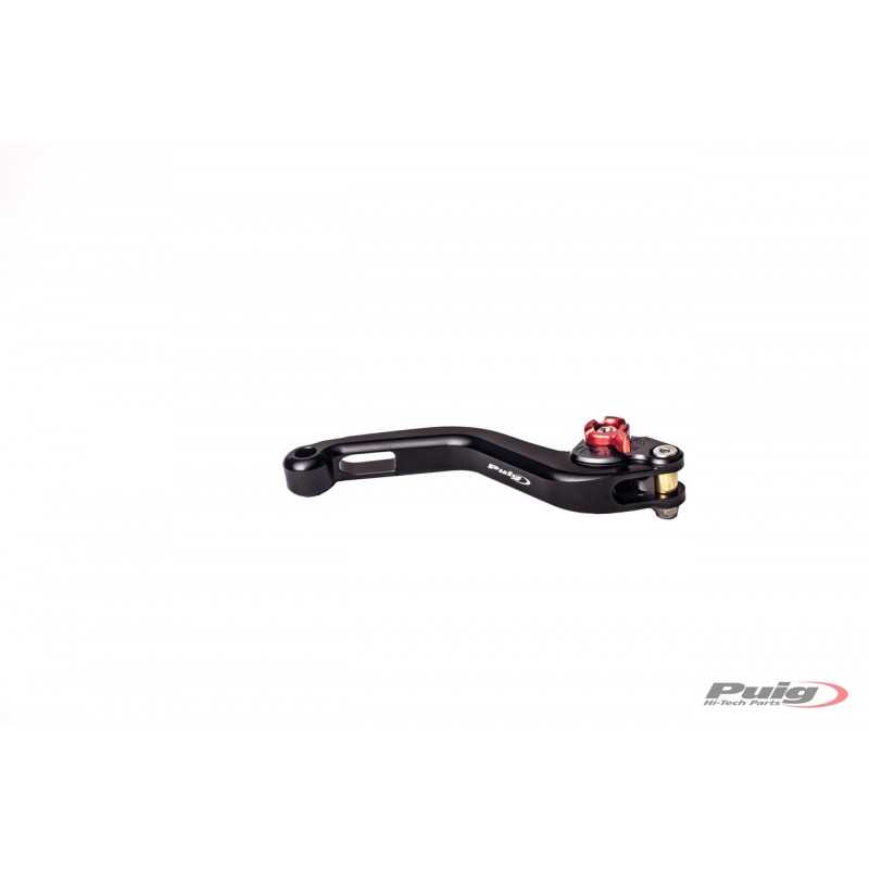 Short right handle for brake, black body