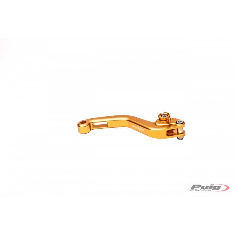Short right handle for brake, golden body