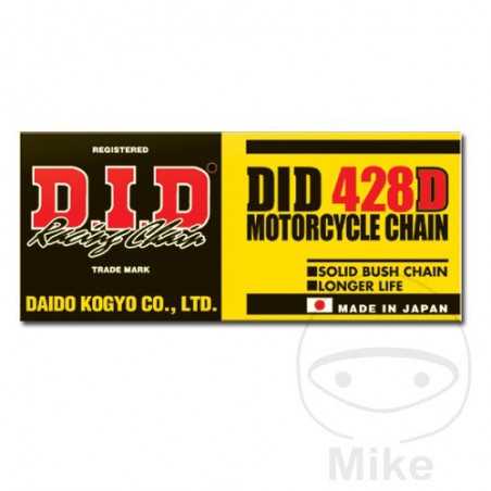 DID Open chain with clip hitch without retainer 428D 748.79.37