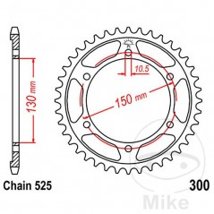 JT SPROCKETS Corona plato transmisión 42T P-52 ALTN: 7270720 727.03.82