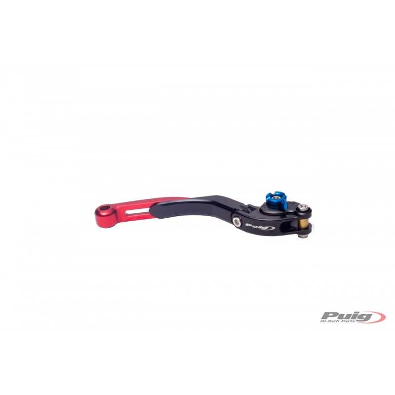 Right handle for brake, black body extendible red