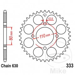 JT SPROCKETS Transmission plate crown 38T P-630 Ø80 MM Ø110 727.21.23