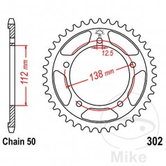 JT SPROCKETS Corona plato transmisión 40T P-530 Ø112 MM Ø138 727.15.25