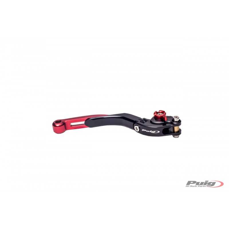 PUIG Maneta derecha freno cuerpo NEGRO extensible ROJO 14RN
