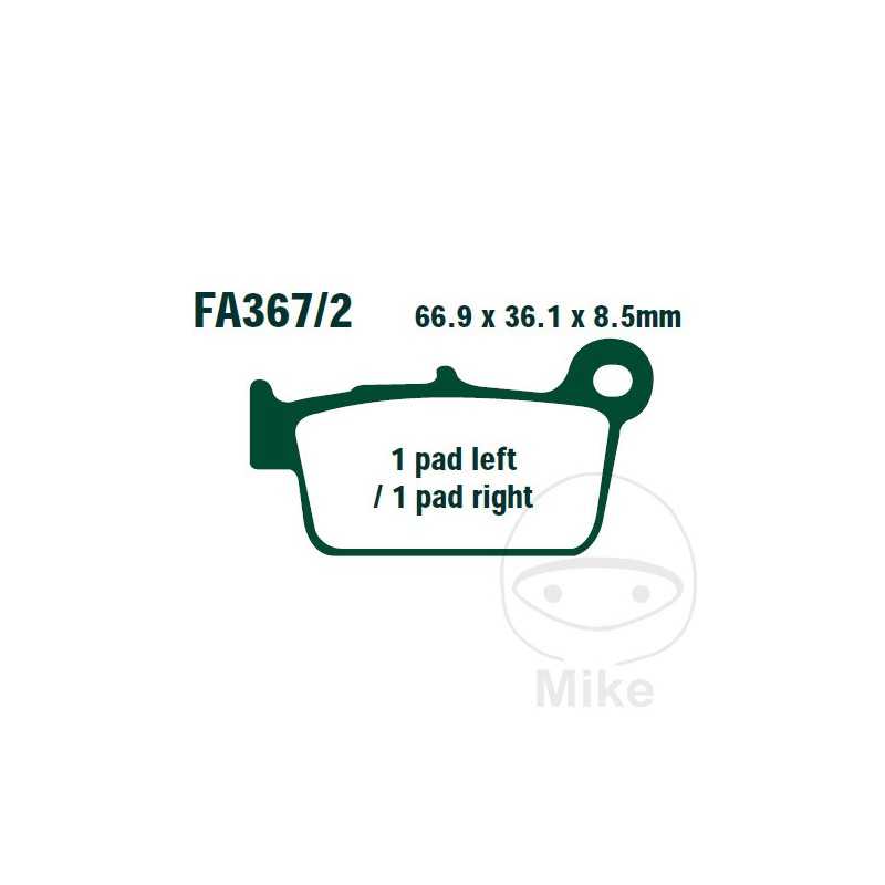 EBC Sintered motorcycle brake pads R 732.00.05