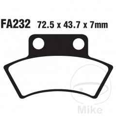 EBC Pastillas de freno sinterizadas para moto R 732.00.33