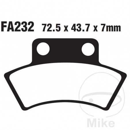 EBC Sintered motorcycle brake pads R 732.00.33