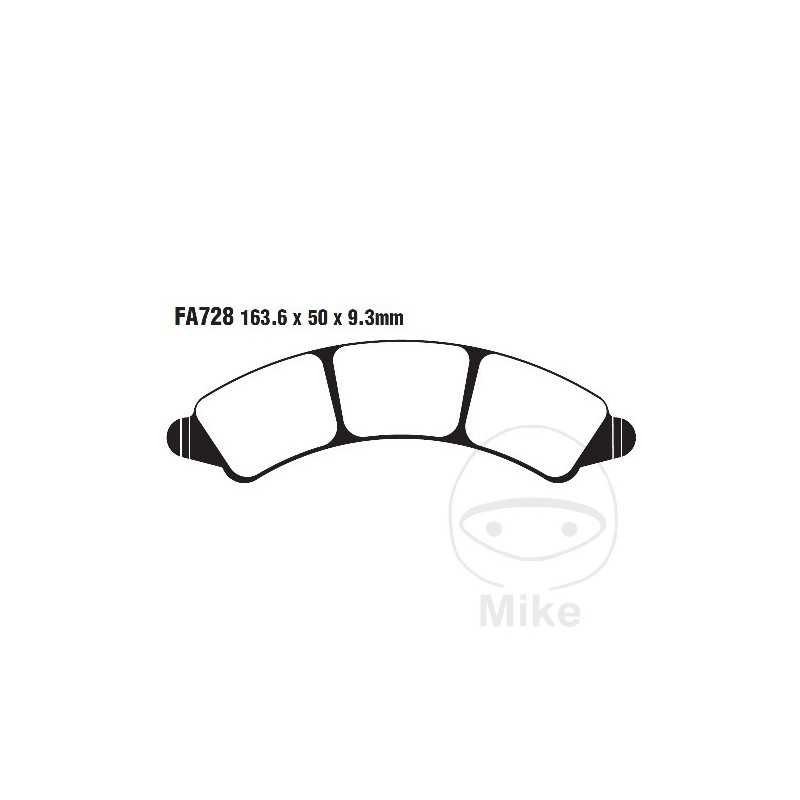 EBC Pastillas de freno sinterizadas para moto R 732.01.35