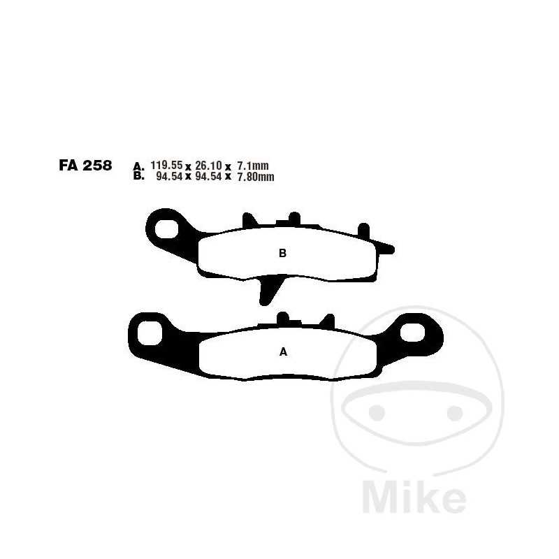 EBC Standard brake pads ALTN: 7875438/7875511 732.13.18