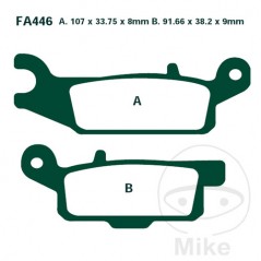 EBC Sintered motorcycle brake pads R 732.12.68