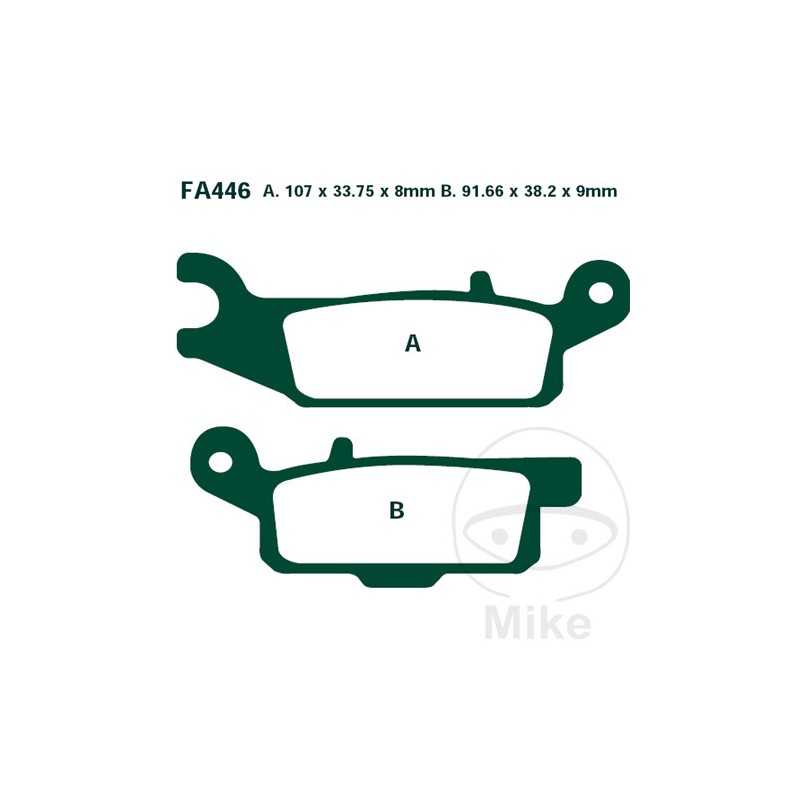 EBC Sintered motorcycle brake pads R 732.12.68
