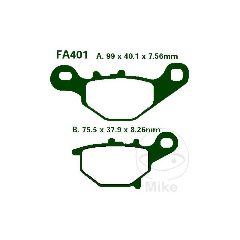 EBC Sintered motorcycle brake pads R 732.20.84