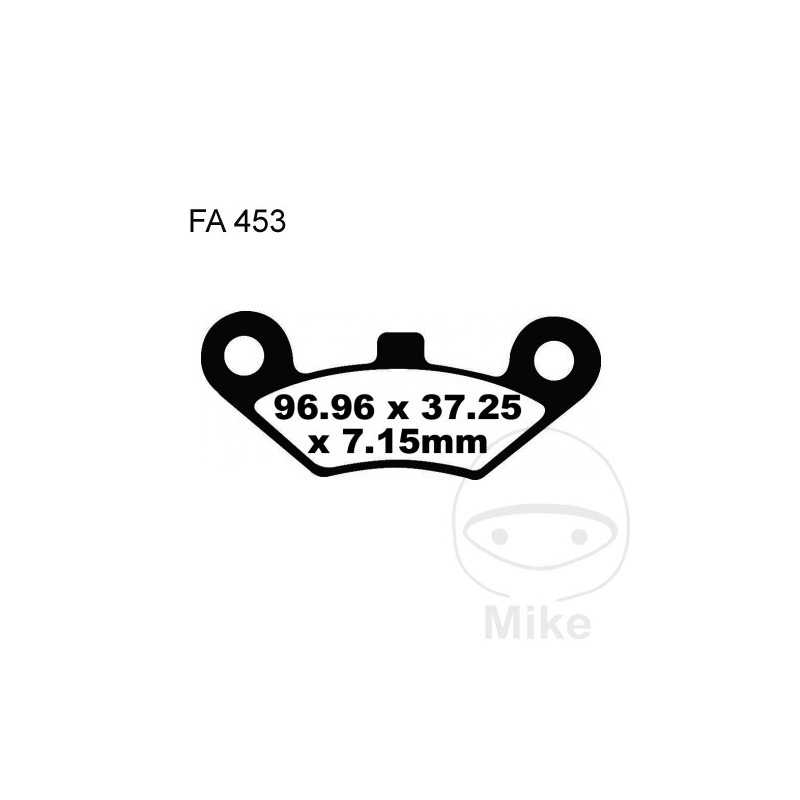 EBC Sintered motorcycle brake pads R 732.25.17