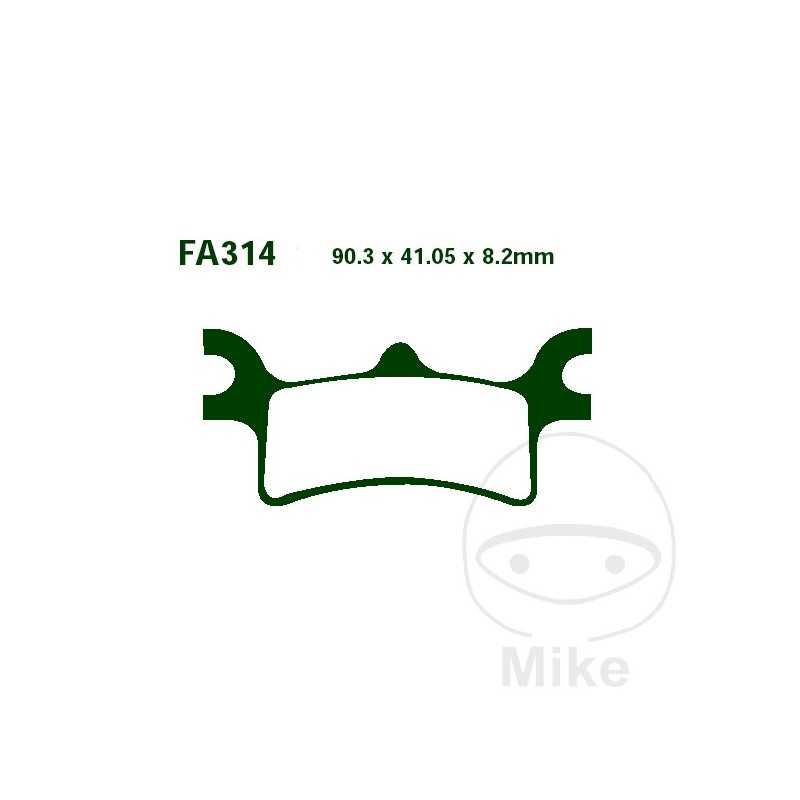 EBC Pastillas de freno sinterizadas para moto R 732.56.57