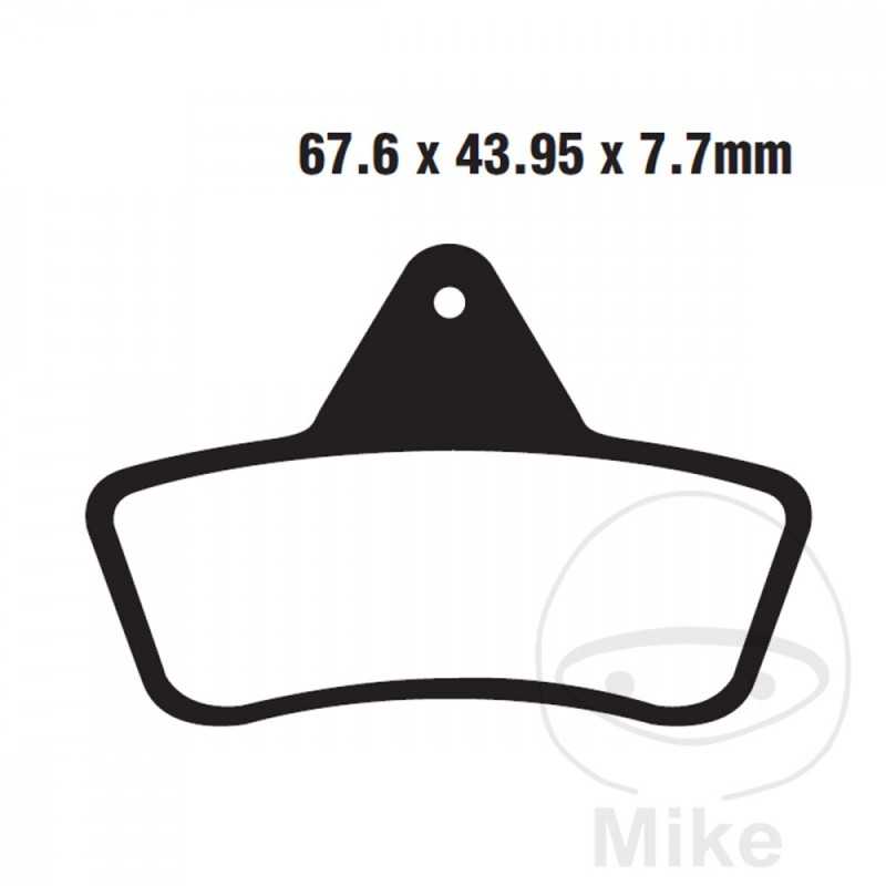 EBC Pastillas de freno sinterizadas para moto R 737.00.96