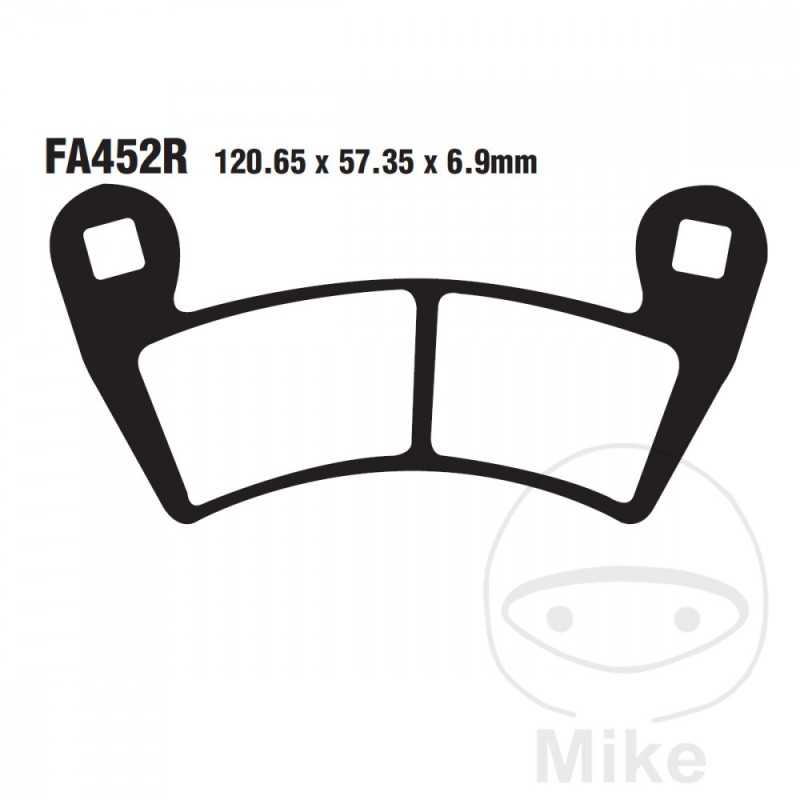 EBC Sintered motorcycle brake pads R 737.00.99