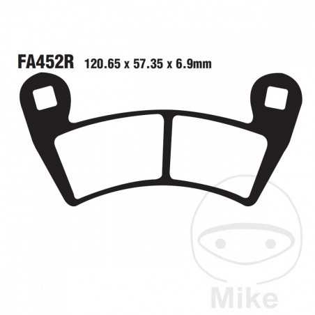 EBC Sintered motorcycle brake pads R 737.00.99