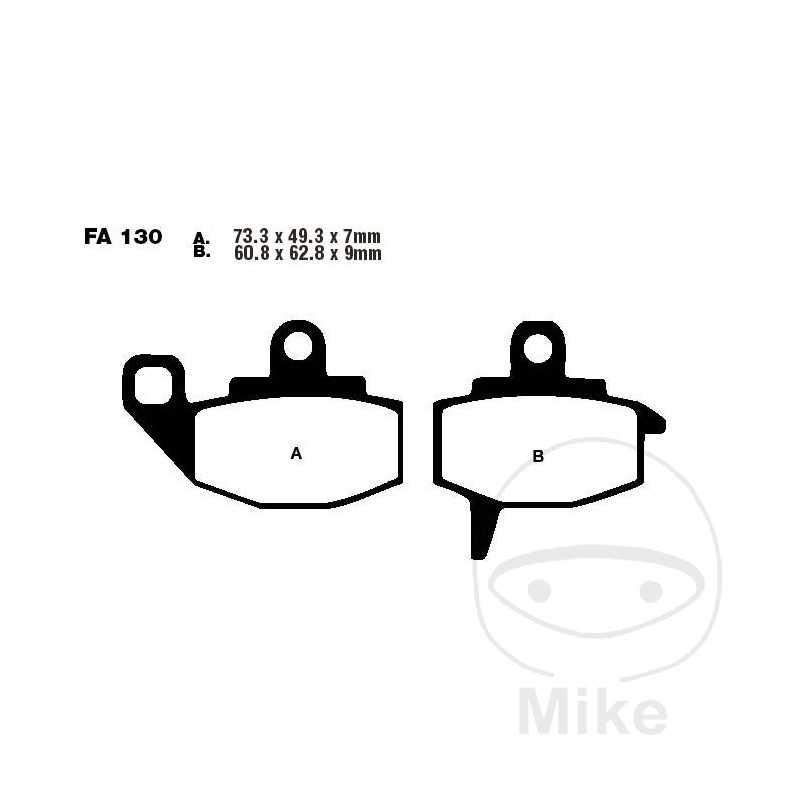 EBC Sintered motorcycle brake pads R 737.70.54