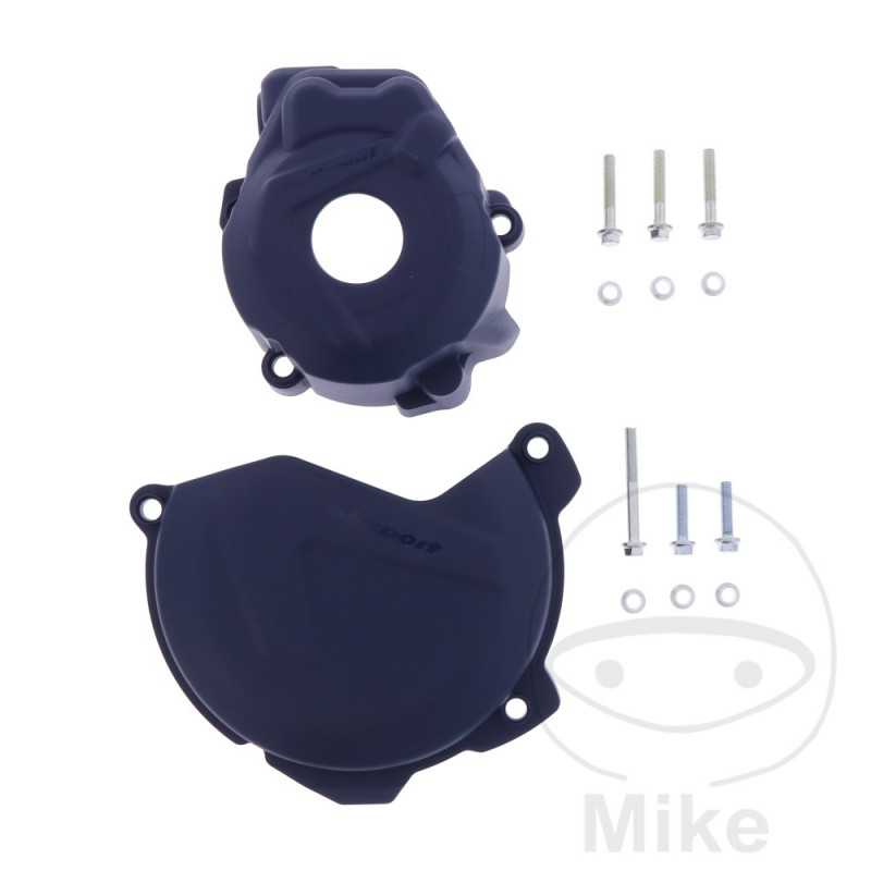 POLISPORT Ignition and clutch cover protector kit 716.25.40