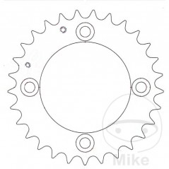 ESJOT Corona plato transmisión 29ZT P-520 Ø90 MM Ø110 727.04.95