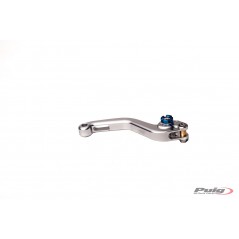 Short right handle for brake, silver body