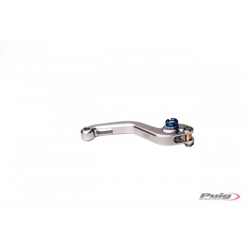 Short right handle for brake, silver body
