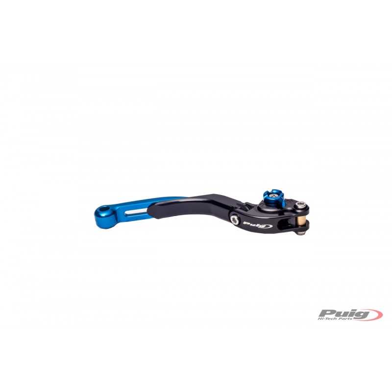 Right handle for brake, black body extendible blue