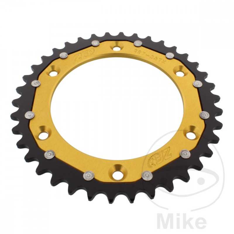 ZF SPROCKETS Corona plato transmision 38T P-520 Ø125 MM Ø150 758.04.75