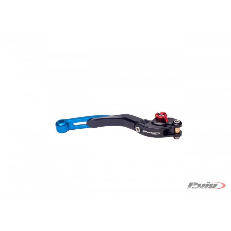 PUIG Maneta derecha freno cuerpo NEGRO extensible AZUL 14AN