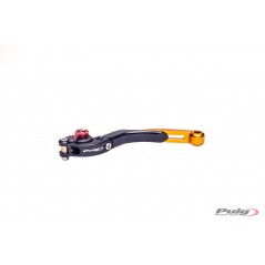 Clutch handle, black body extendible golden