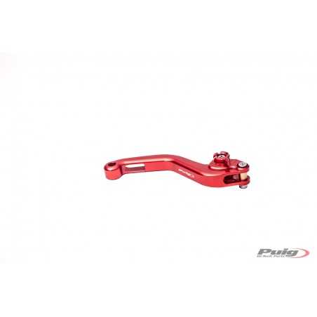Short right handle for brake, red body