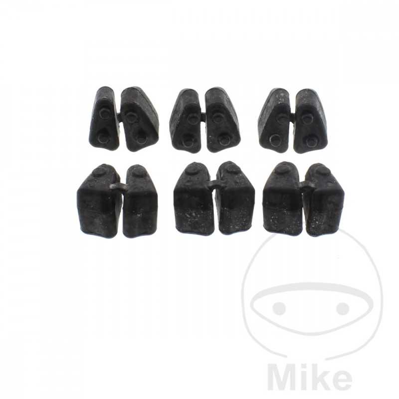 TOURMAX Juego gomas flectores corona rueda trasera 6U 727.01.34