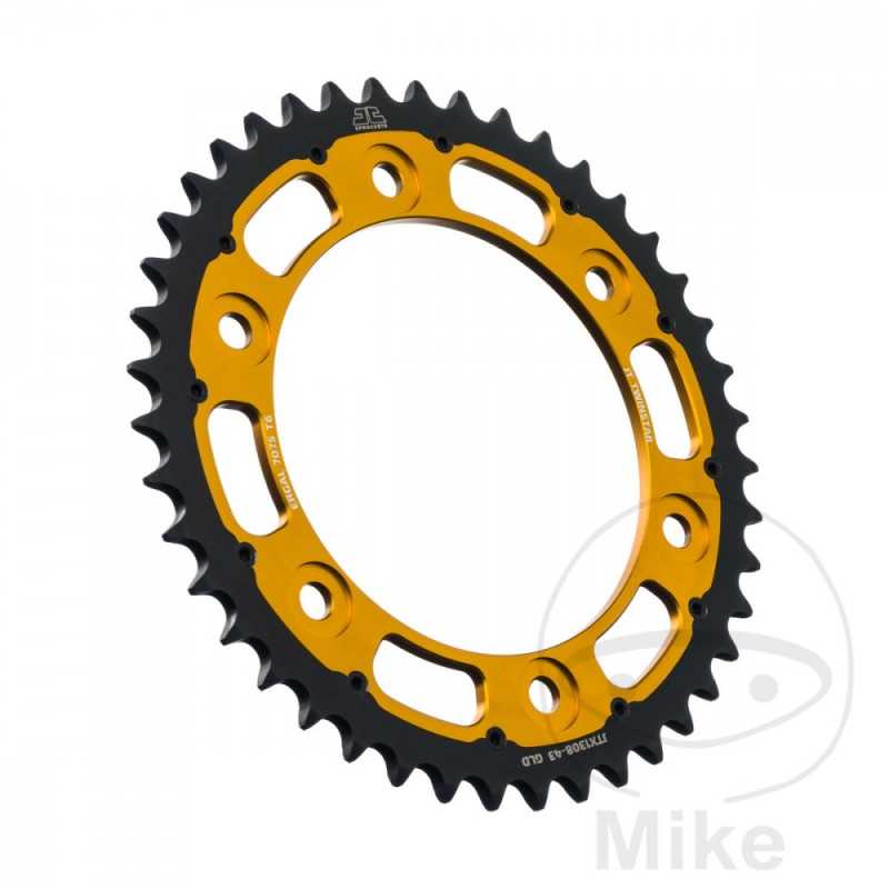 JT SPROCKETS Corona plato transmision DUAL 43T P-520 727.16.31