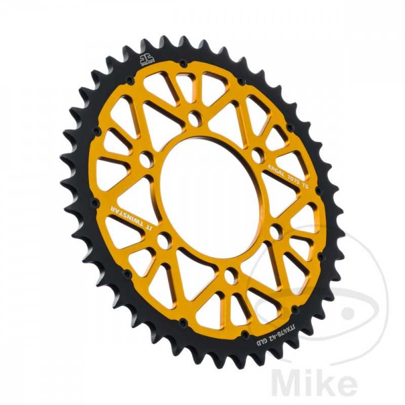 JT SPROCKETS Corona plato transmision DUAL 42T P-520 727.16.35