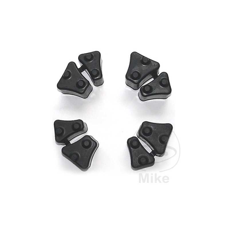 TOURMAX Juego gomas flectores corona rueda trasera 4U 727.54.15