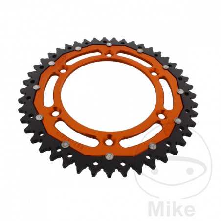 ZF SPROCKETS Transmission plate crown DUAL 45T P-520 Ø125 MM Ø150 758.04.97