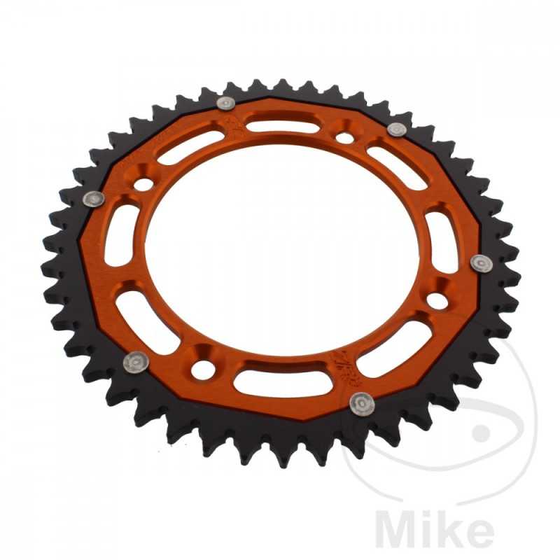 ZF SPROCKETS Transmission plate crown DUAL 46T P-428 Ø110 MM Ø132 758.05.23