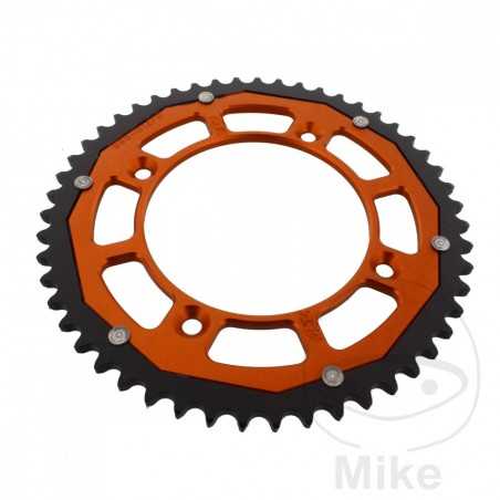 ZF SPROCKETS Corona plato transmision DUAL 51T P-428 Ø110 MM Ø132 758.05.31