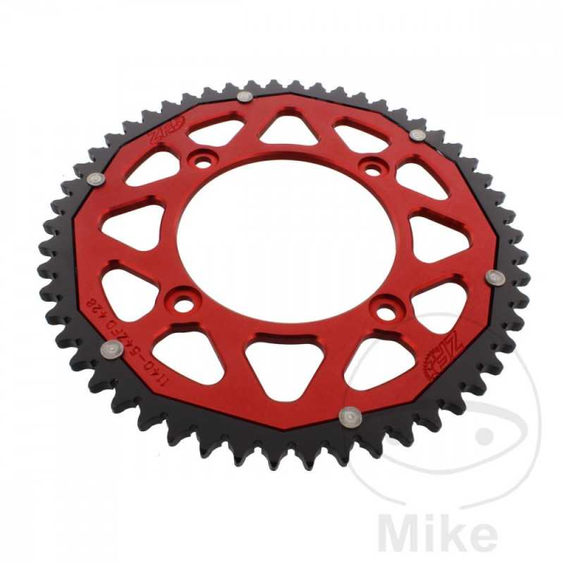ZF SPROCKETS Corona plato transmision DUAL 54T P-428 Ø100 MM Ø120 758.05.32