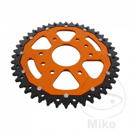 ZF SPROCKETS Corona plato transmision DUAL 46T P-520 Ø063 MM Ø110 758.06.15