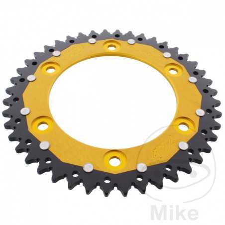 ZF SPROCKETS Corona plato transmision DUAL 44T P-520 Ø134 MM Ø160 758.06.48