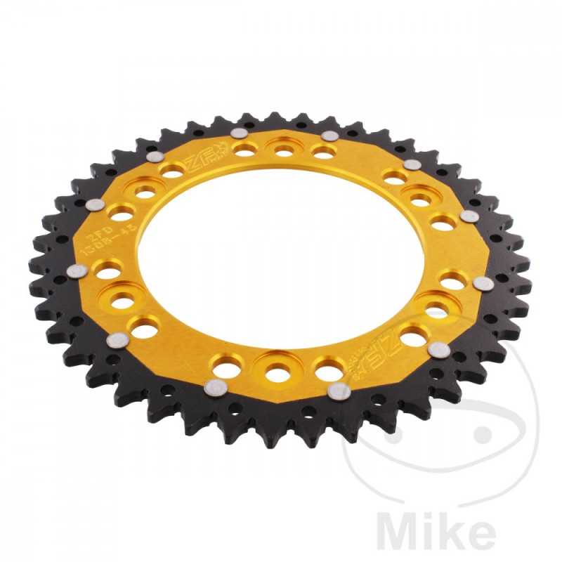 ZF SPROCKETS Corona plato transmision DUAL 45T P-520 Ø134 MM Ø160 758.06.49