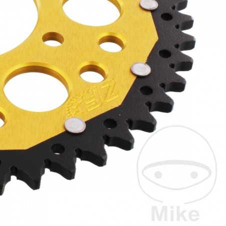 ZF SPROCKETS Corona plato transmision DUAL 46T P-520 Ø080 MM Ø104 758.06.68