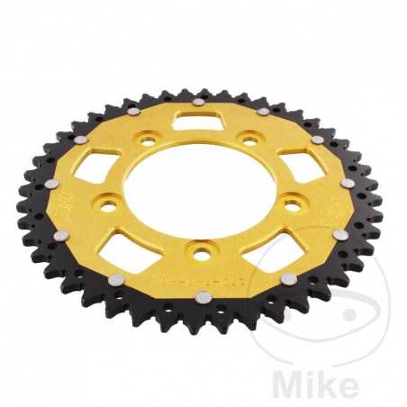 ZF SPROCKETS Transmission plate crown DUAL 46T P-520 Ø100 MM Ø124 758.07.15