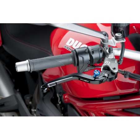 Fixed right handle for brake, black body