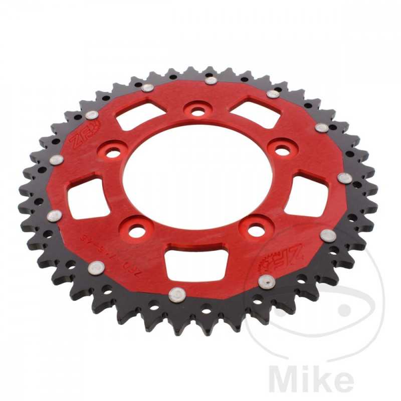 ZF SPROCKETS Transmission plate crown DUAL 46T P-520 Ø100 MM Ø124 758.07.16