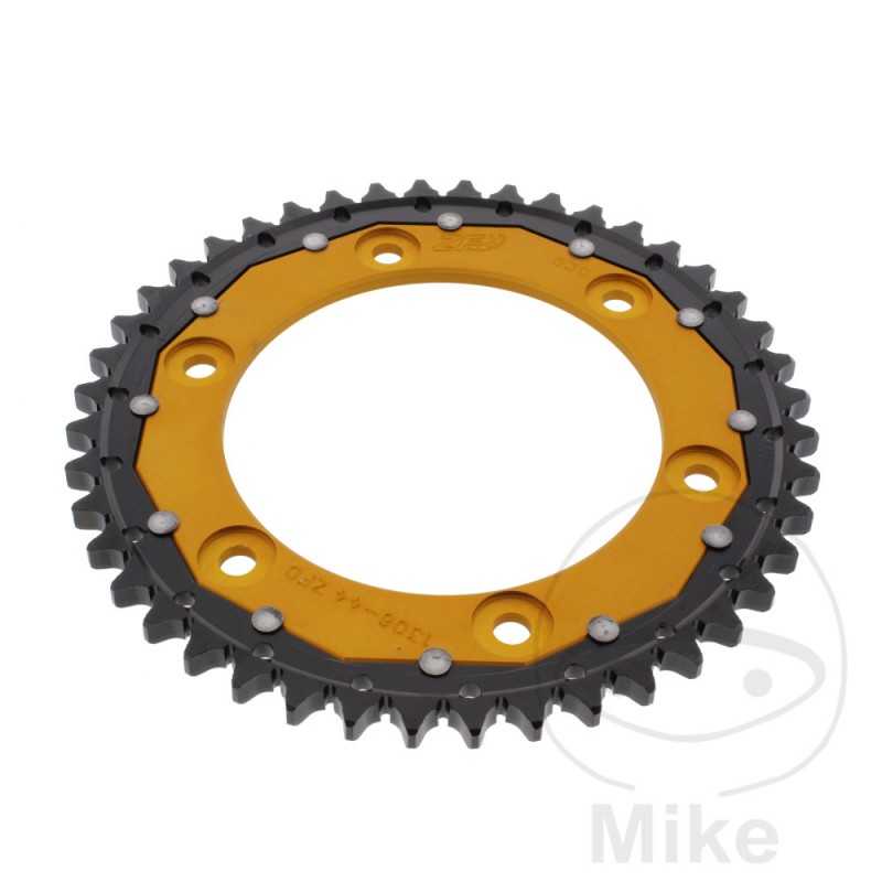 ZF SPROCKETS Transmission plate crown DUAL 44T P-530 Ø134 MM Ø160 758.08.58