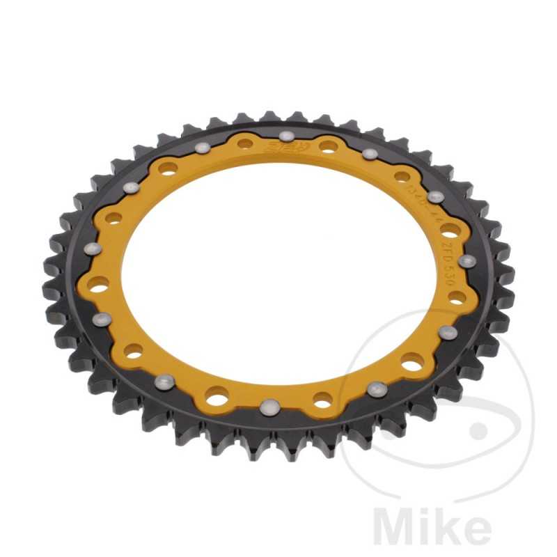 ZF SPROCKETS Transmission plate crown DUAL 44T P-530 Ø154 MM Ø176 758.08.65