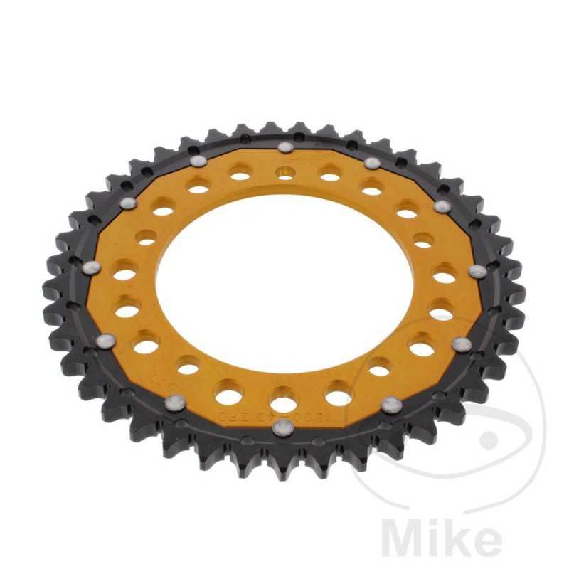 ZF SPROCKETS Transmission plate crown DUAL 43T P-530 Ø120 MM Ø140 758.08.77